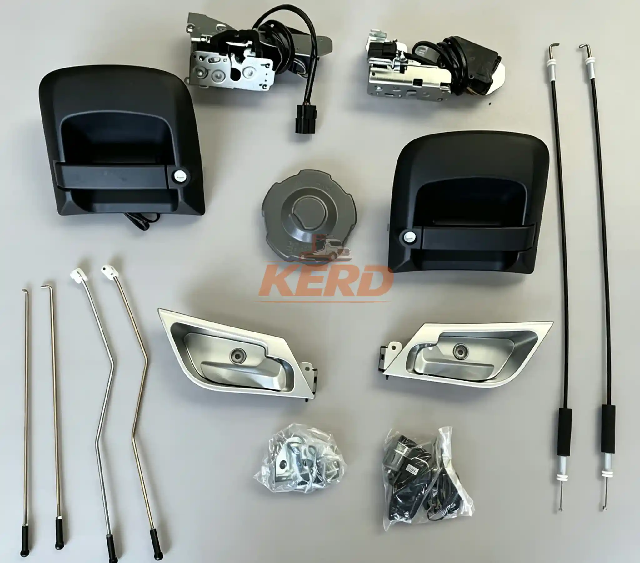 Sitrak Truck Cabin Parts- 812W97100-6185 Car Door Lock (Wide-Body) + Ignition Lock Core + Fuel Tank 