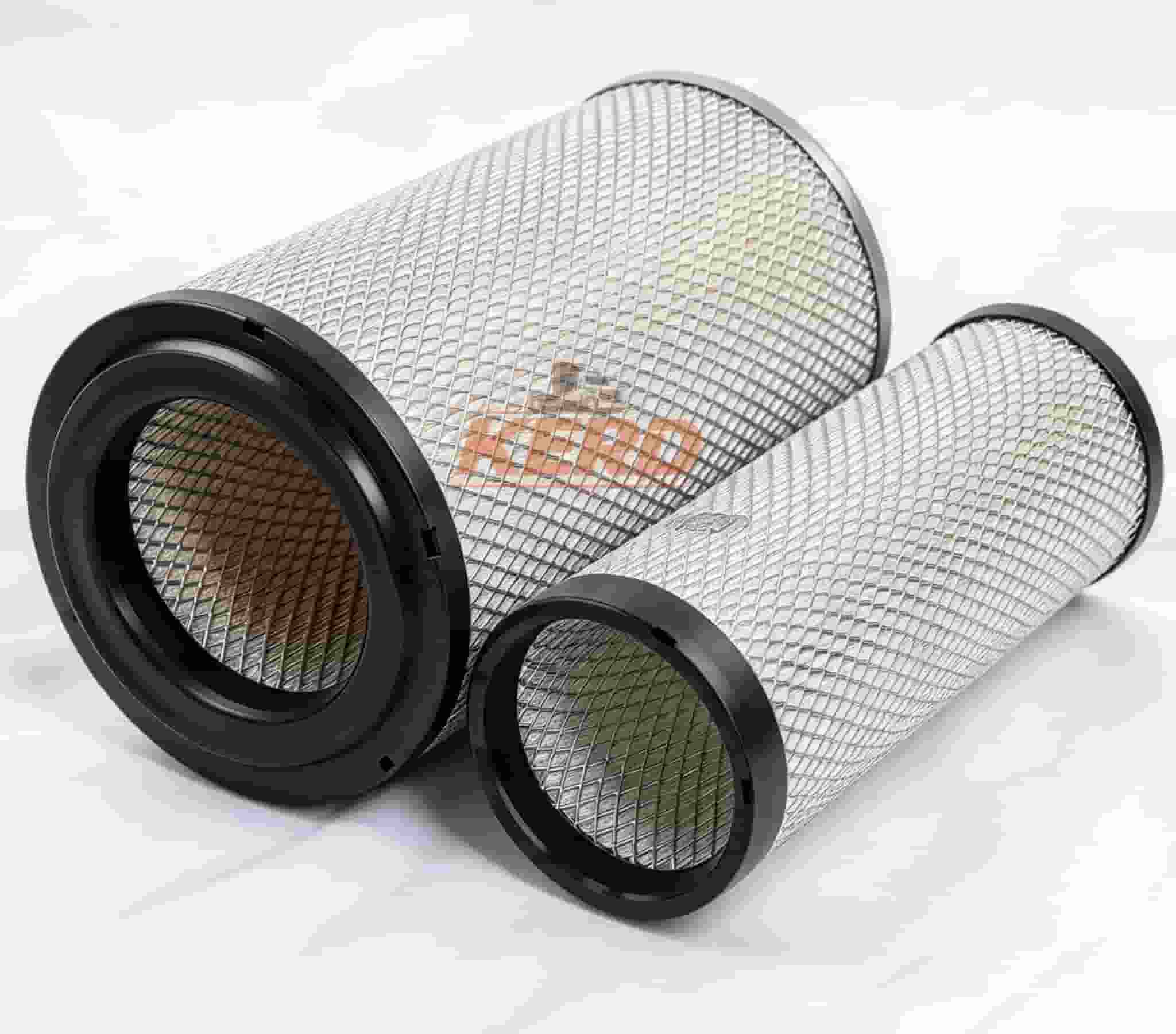 K2440 PU Heavy Duty Air Filter Set Fits Lonking, SDLG, XCMG Loaders & Weichai Engine